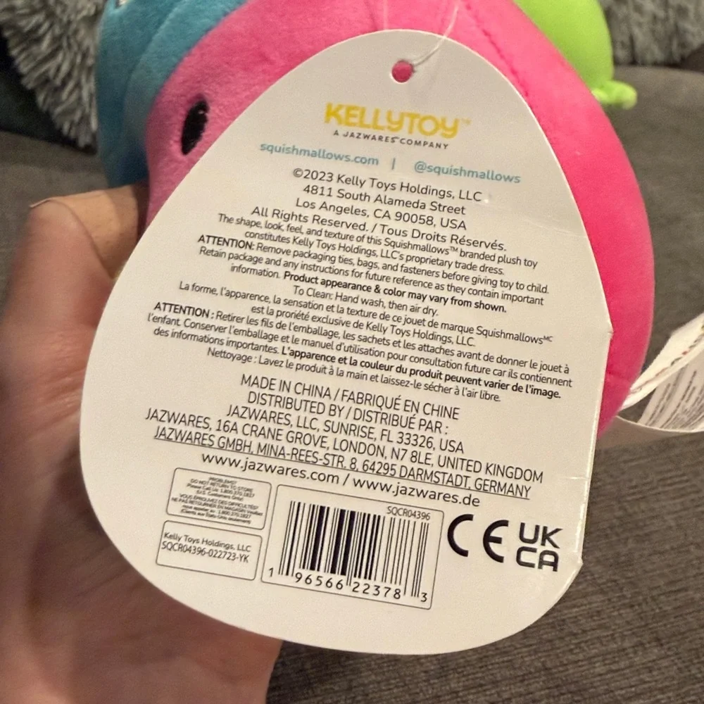 NWT! 5” Randall the Mushroom Squishmallow    squishmallows plush stuffed toys